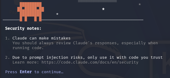Fig. Claude Code - Login OK