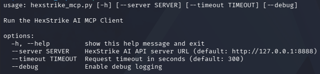 Fig. hexstrike mcp help