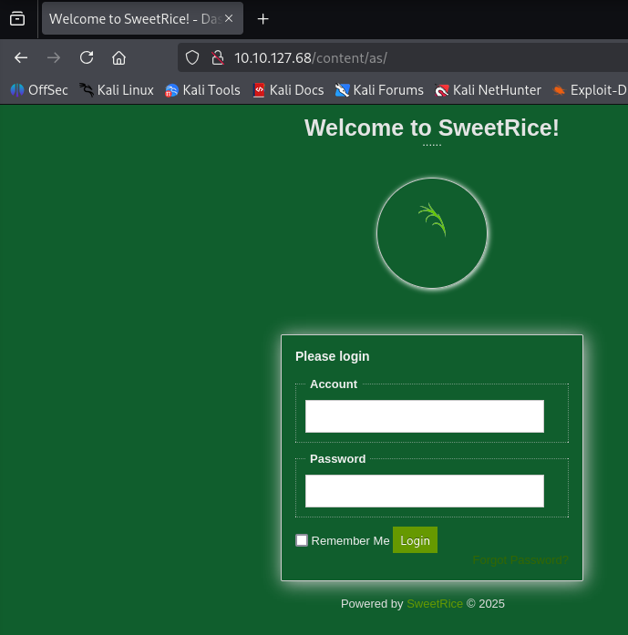 Fig. Panel de Login