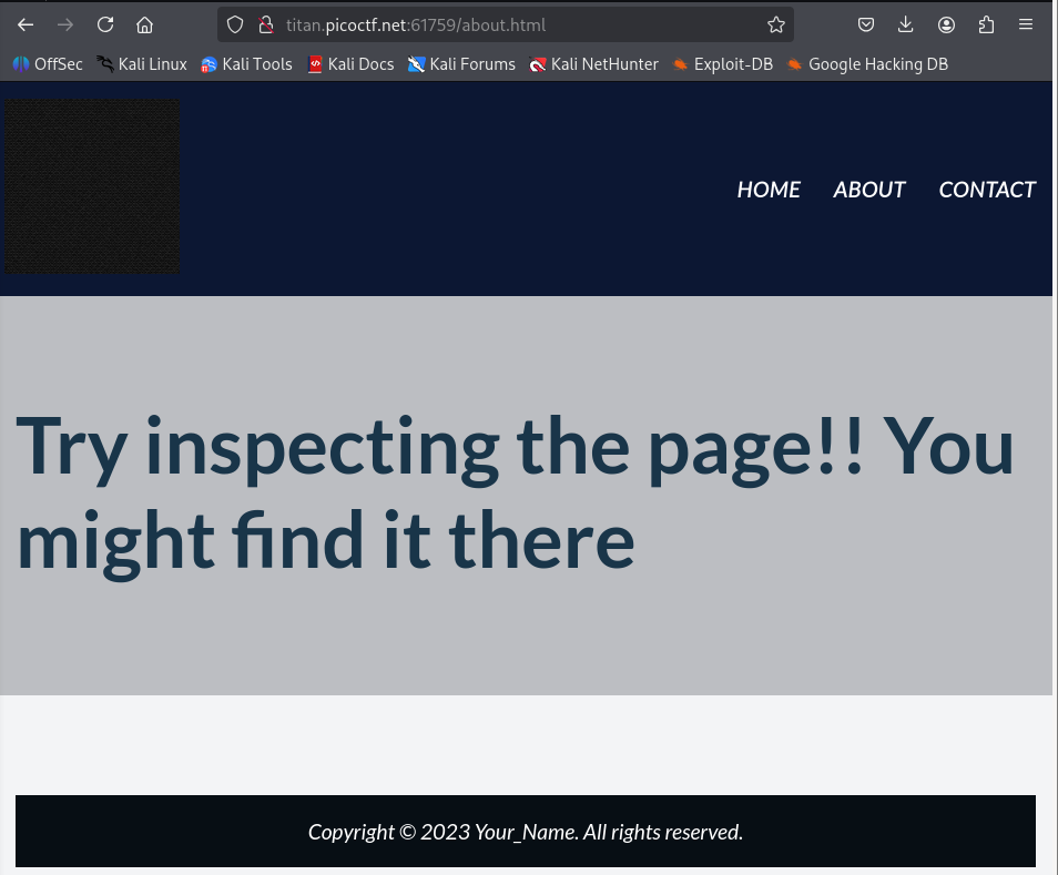 Fig. WebDecode - Sección ABOUT