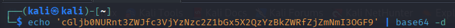 Fig. WebDecode - base64 -d