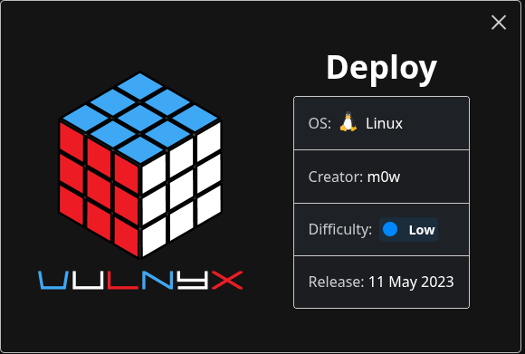 Fig. Card VulNyx Deploy