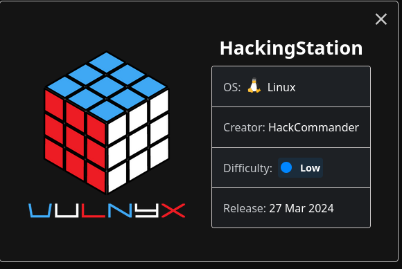 Fig. Card VulNyx HackingStation