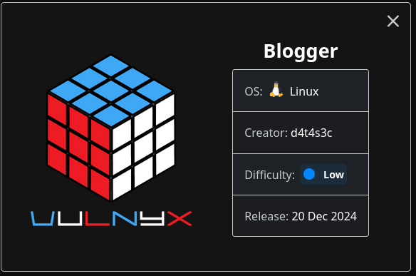 Fig. Card VulNyx Blogger