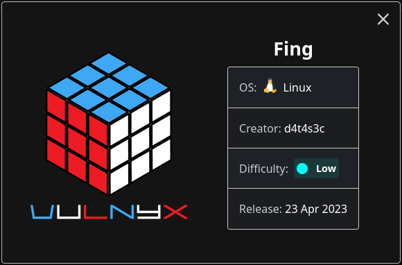 Fig. Card VulNyx Fing